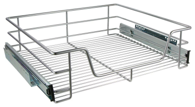 Выдвижная корзина в нижнюю базу 600 мм с креплением к фасаду ПВШ SC (515x465x150)